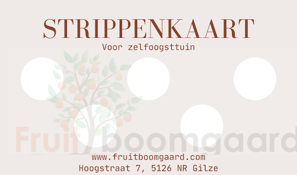 5 strippenkaart abonnement